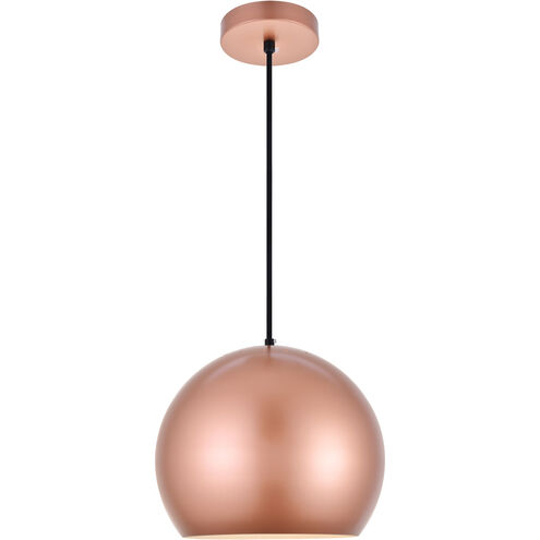 Kasey 1 Light 13 inch Honey Gold Pendant Ceiling Light