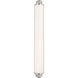 Marie Flanigan Percy LED 3.75 inch Polished Nickel Linear Bath Sconce Wall Light