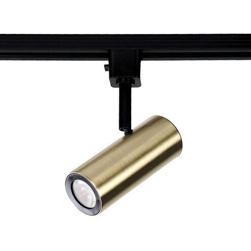 Silo 1 Light 120 Brushed Brass L Track Fixture Ceiling Light