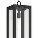 Calen 1 Light 8 inch Textured Black Outdoor Pendant