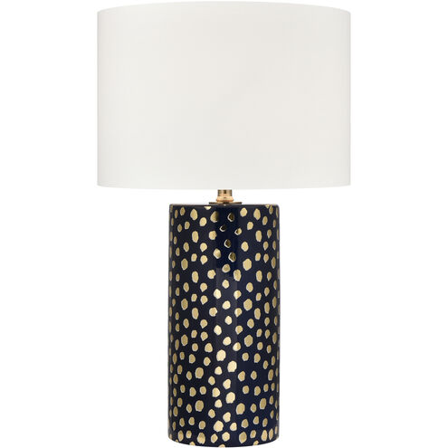 Signe 26 inch 150 watt Navy Table Lamp Portable Light