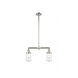 Franklin Restoration Dover 2 Light 21 inch Polished Nickel Island Light Ceiling Light in Clear Glass, Franklin Restoration