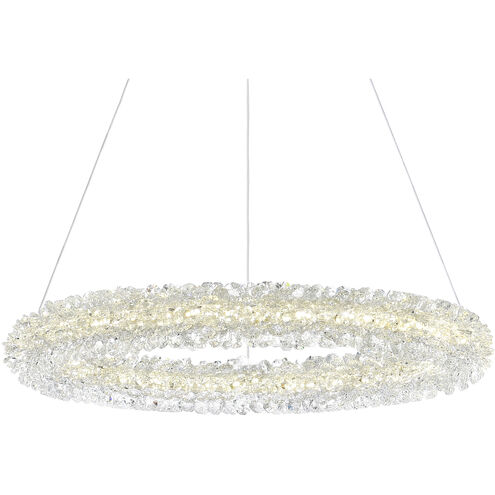 Arielle LED 17 inch Chrome Down Chandelier Ceiling Light