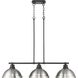 Yep Duncan Island Light Ceiling Light in Matte Black, Pewter