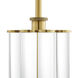 Eckart 29.5 inch 100 watt Antique Brass Lamp Portable Light