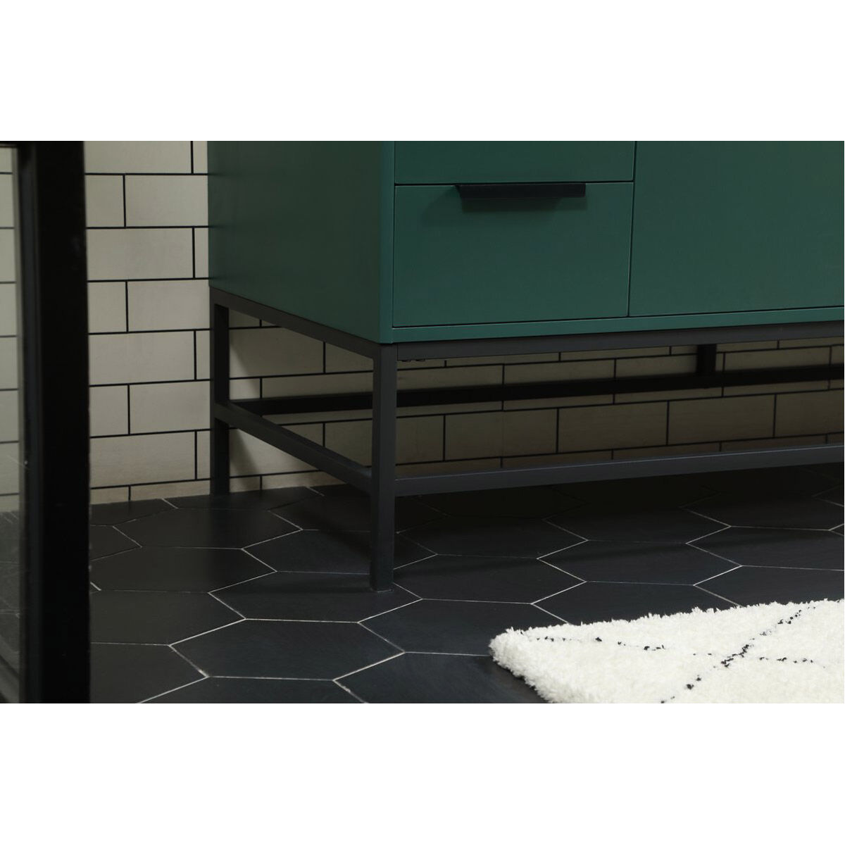 Eugene 60 X 22 X 33.5 inch Green Vanity Sink Set