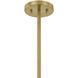 Livingston 1 Light 16 inch Warm Brass Pendant Ceiling Light
