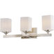 Robey 3 Light 23 inch Polished Nickel Bathroom Vanity Wall Light