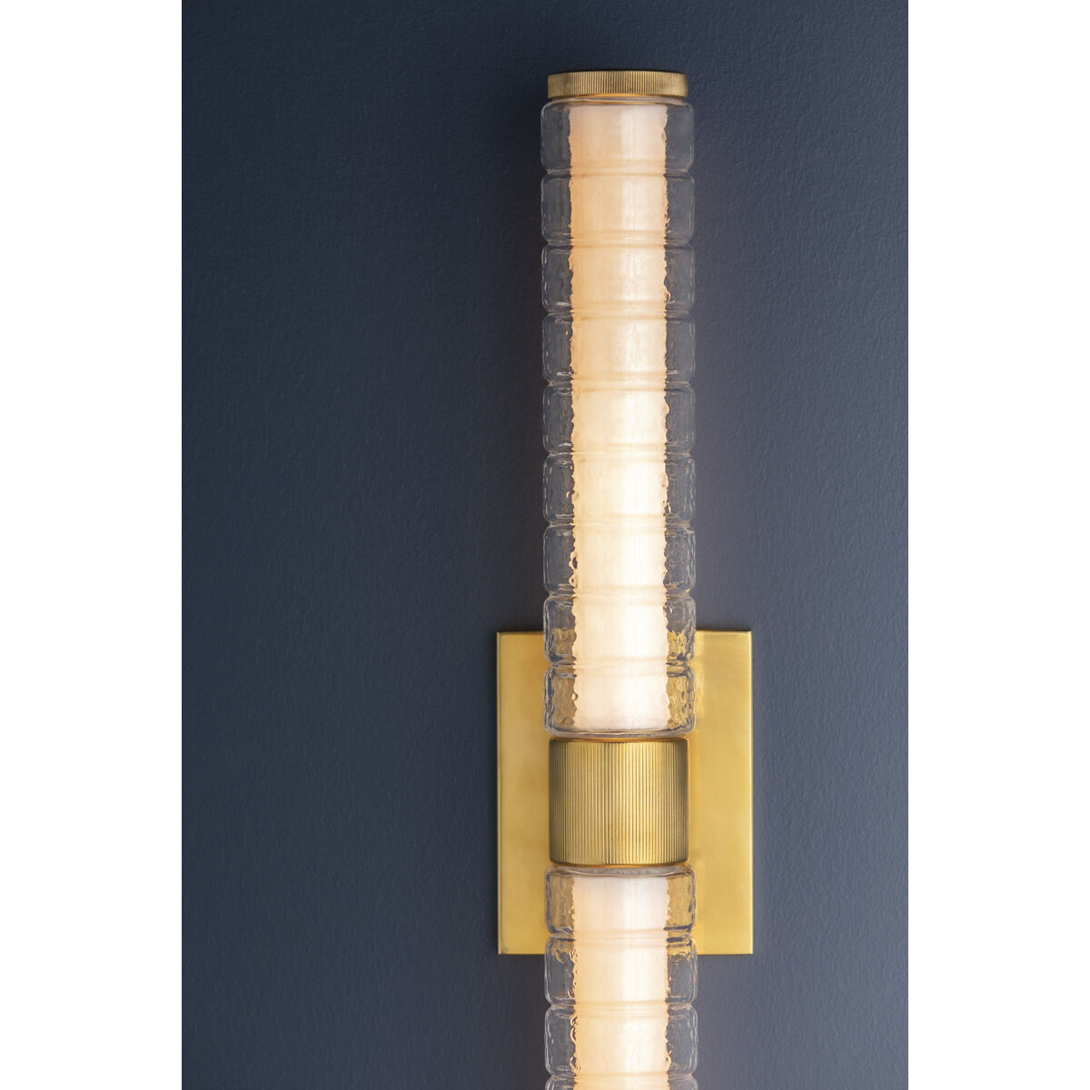 Castor LED 4.25 inch Aged Brass Bath and Vanity Wall Light