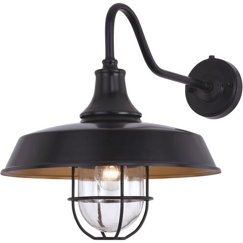 Dorado 1 Light 17 inch Dark Bronze and Light Gold Outdoor Wall