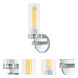 Hamilton 1 Light 5 inch Polished Chrome Wall Sconce Wall Light