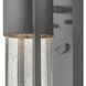 Shelter Outdoor Wall Mount Lantern in Hematite, Non-LED