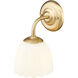 Dorinda Wall Sconce Wall Light in Brushed Champagne Bronze