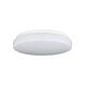 Relyence LED 12 inch White Flush Mount Ceiling Light, Round Drum
