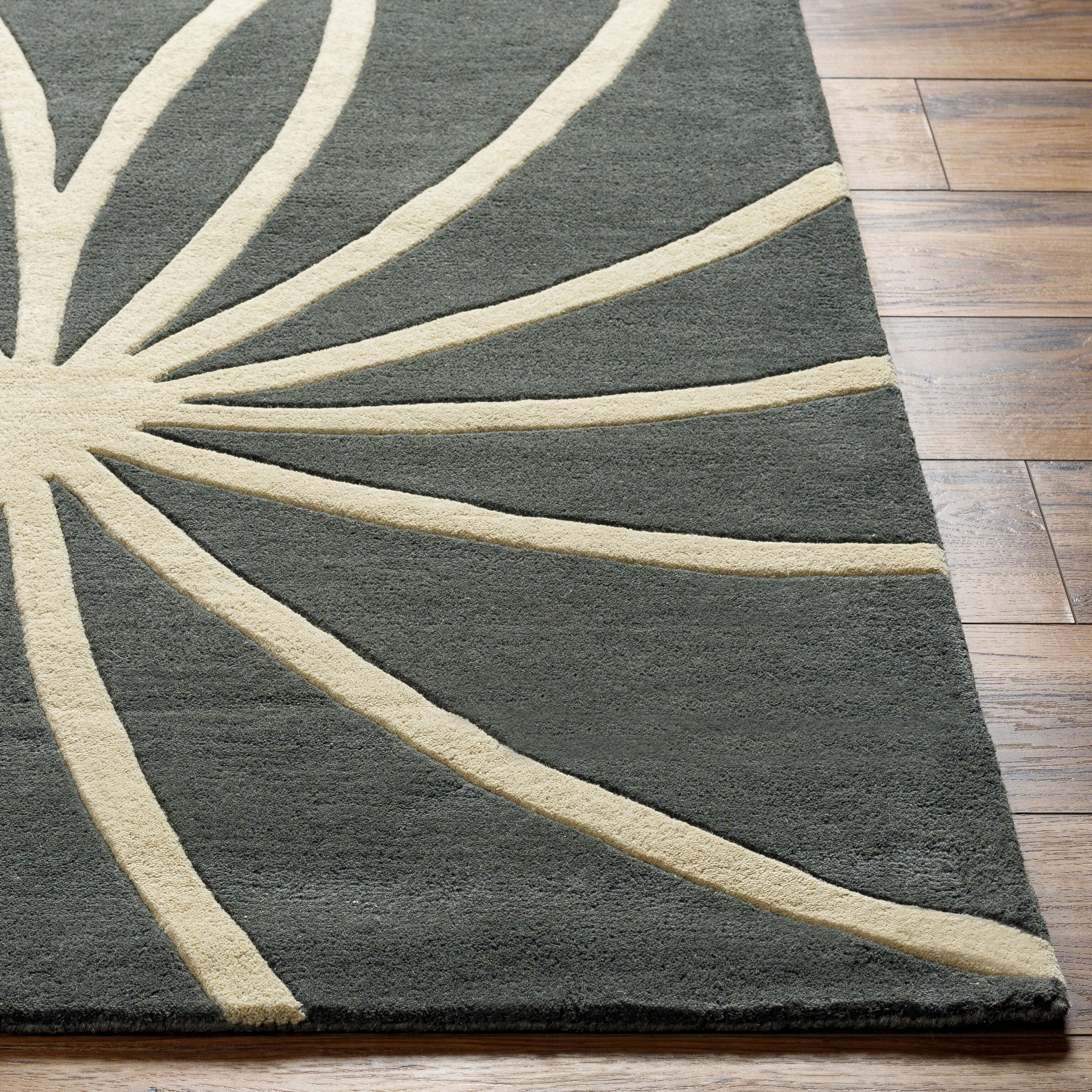 Philadelphia 48 inch Charcoal Rug, Round