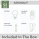 Aeronaut 52 inch Matte White Outdoor Ceiling Fan