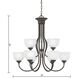 Tahoe 9 Light 30 inch Painted Bronze Chandelier Ceiling Light
