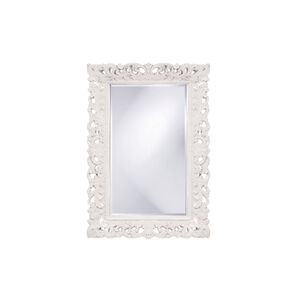 Barcelona 46 X 32 inch Glossy White Wall Mirror