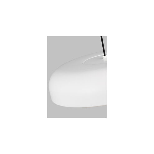 Sean Lavin Kosa LED 18 inch Nightshade Black Pendant Ceiling Light, Integrated LED