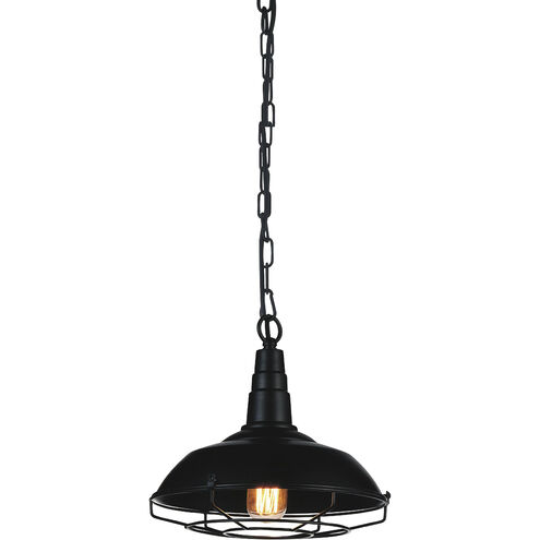Morgan 1 Light 11 inch Black Down Mini Pendant Ceiling Light