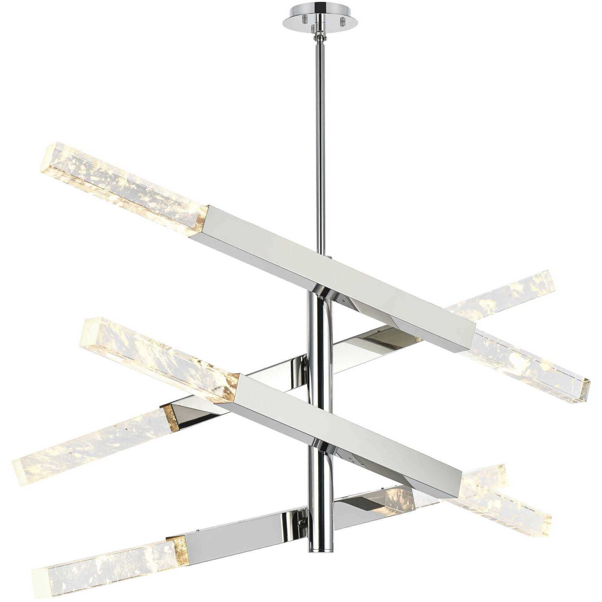 Ari 8 Light 13.5 inch Chrome Pendant Ceiling Light