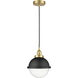 Hampden 1 Light 9 inch Satin Gold Mini Pendant Ceiling Light