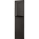 Treva 1 Light 22 inch Dark Oxidized Brass Outdoor Wall Mount Lantern