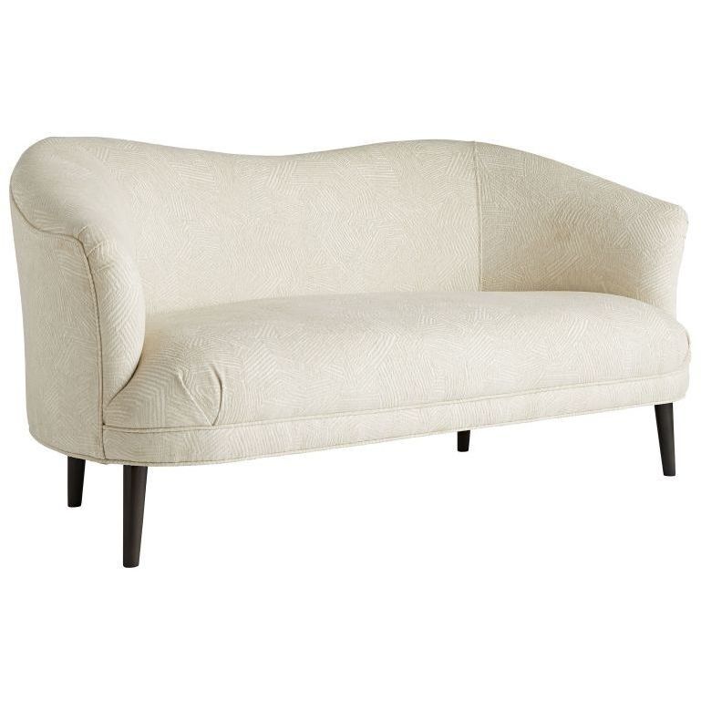 Duprey Textured Ivory Settee