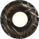 Myrtos 1 Light 10 inch Black Marble Sconce Wall Light