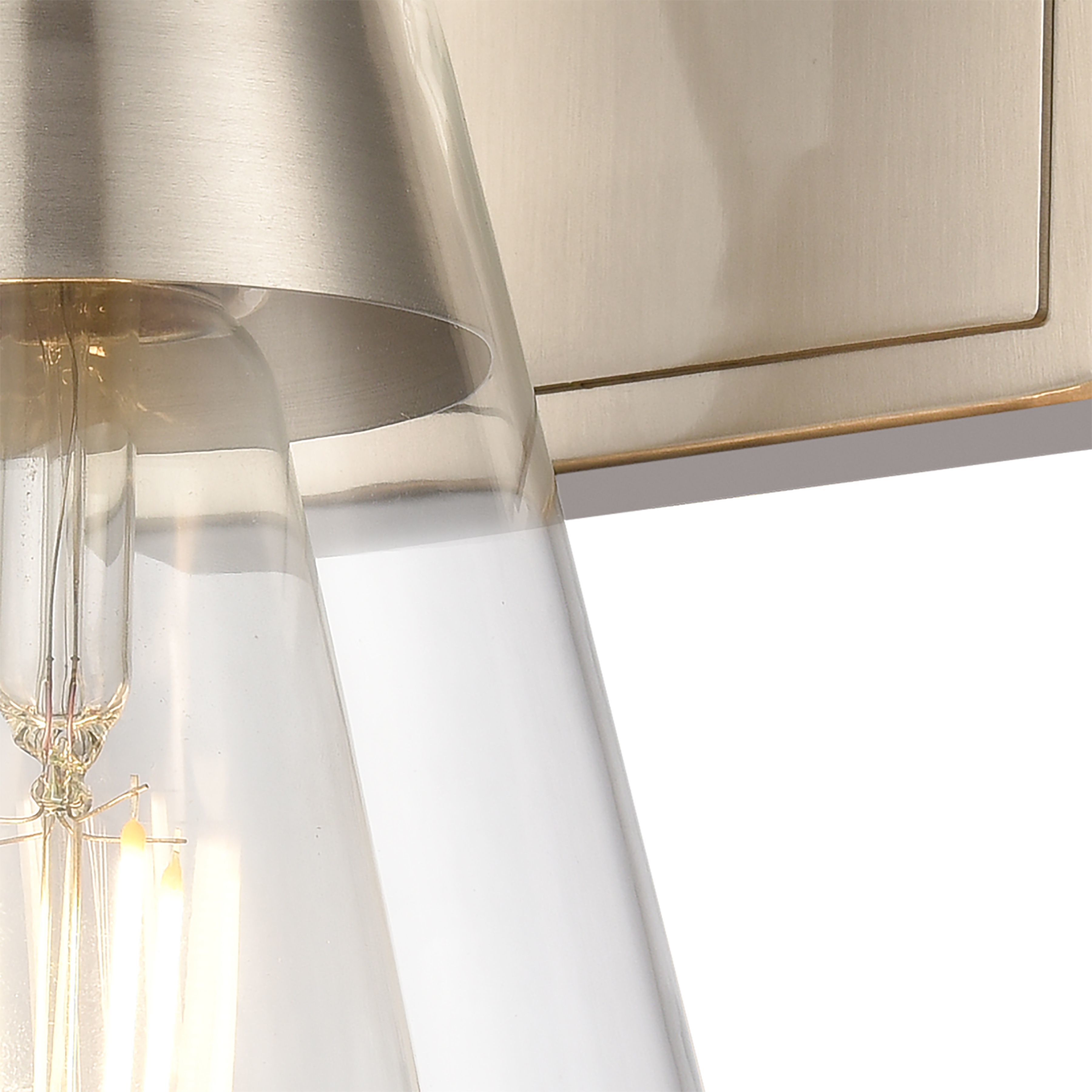 Brookville Vanity Light Wall Light in Satin Nickel