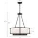 Bryant 8 Light 32 inch Black Forged Chandelier Ceiling Light