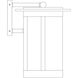 Santorini 1 Light 13 inch Antique Brass Outdoor Wall Mount in Frosted