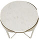 Janine 22 inch White End Table