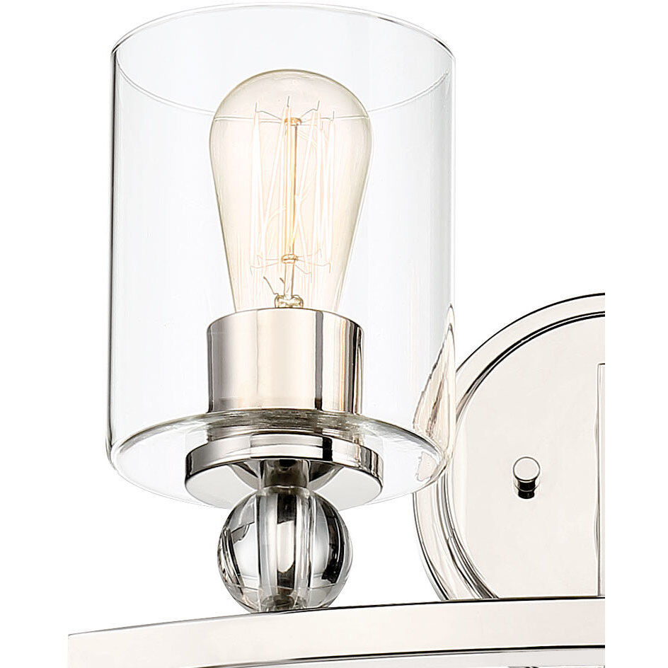 Studio 5 LED 16 inch Polished Nickel Bath Light Wall Light