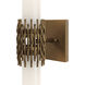 Brietta 2 Light 5 inch Antique Brass Bath Wall Sconce Wall Light