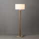 Tambo 63 inch 23.00 watt Natural Ash and Weathered Brass Floor Lamp Portable Light