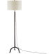 Sandro 66.25 inch 150 watt Dark Antique Nickel Floor Lamp Portable Light