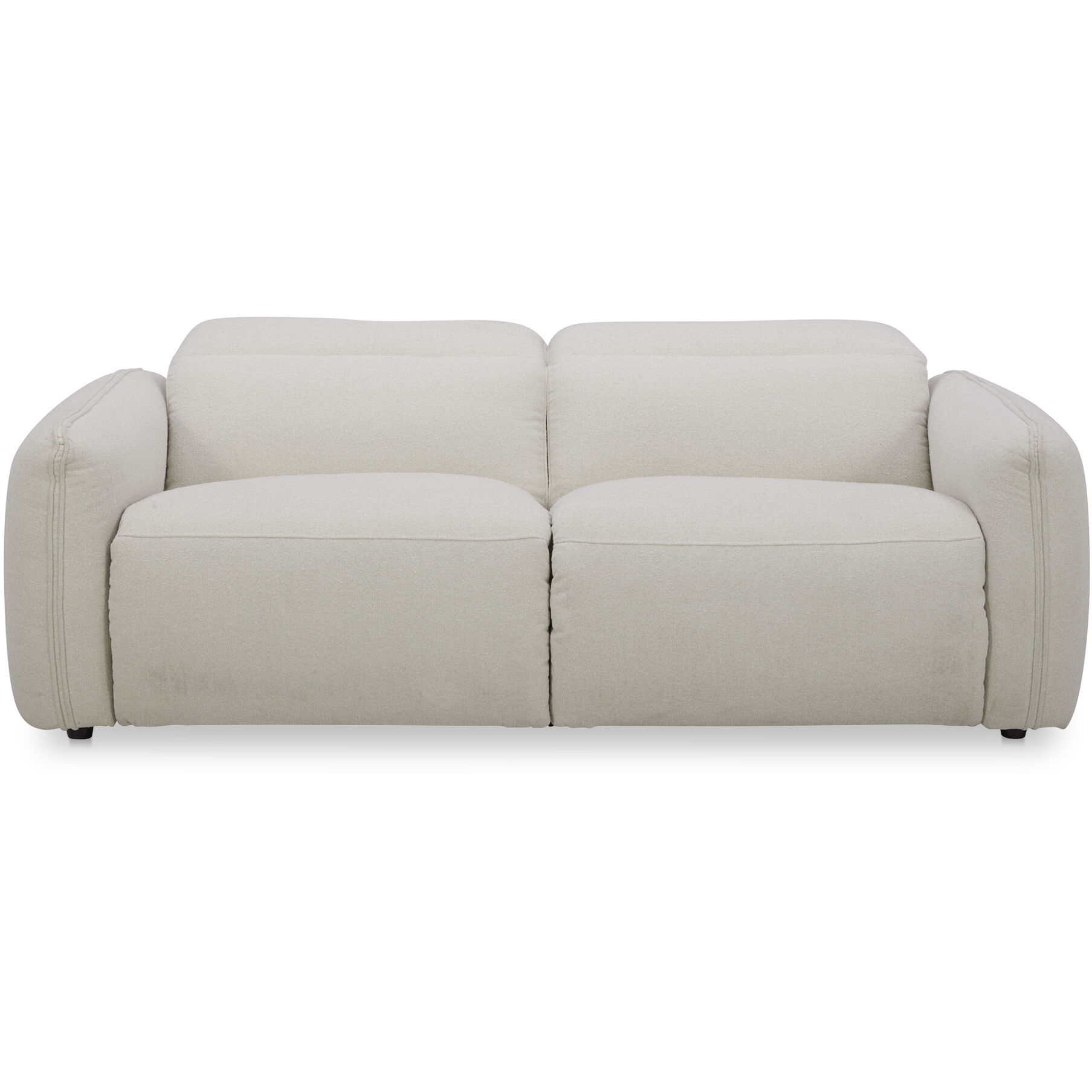 Eli White Sofa, Power Recliner