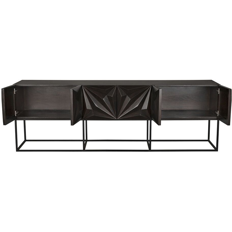 Zurich 96 X 23 inch Ebony Walnut Console