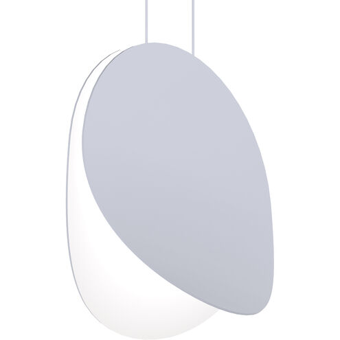 Malibu Discs LED 14 inch Dove Gray Pendant Ceiling Light