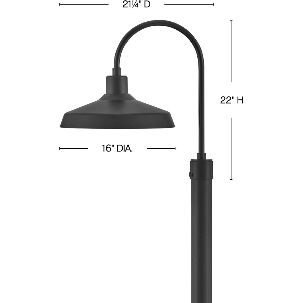 Forge Outdoor Wall Mount in Black, Coastal Elements