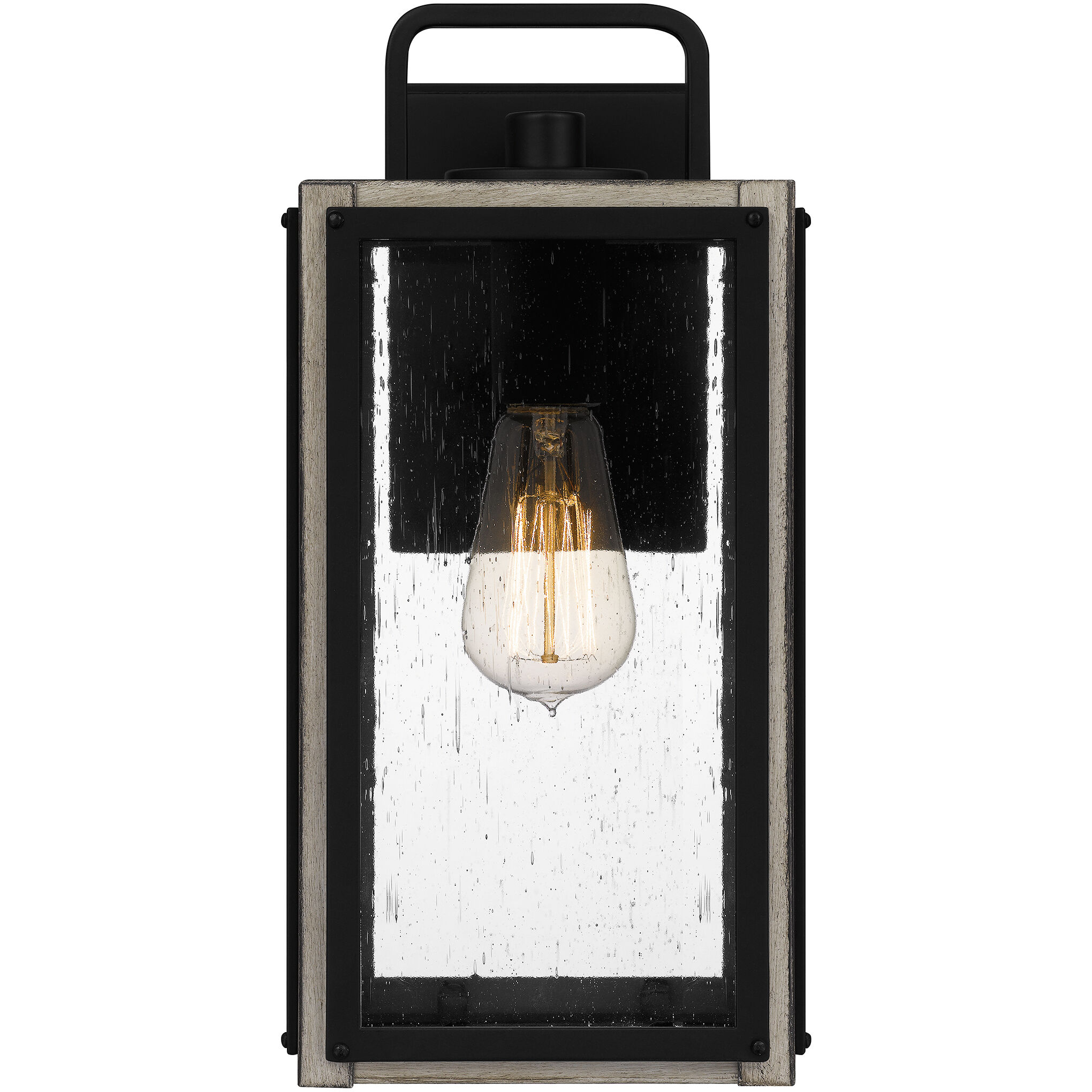 Bramshaw 1 Light 14 inch Matte Black Outdoor Wall Lantern