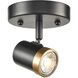 Oeil De Base 1 Light Ebony and Multiple Finishes Track Lighting Ceiling Light