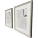 Layers White and Beige and Black and Gray Framed Art
