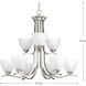 Laird 9 Light 27.75 inch Brushed Nickel Chandelier Ceiling Light