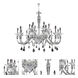 Chauvet 18 Light 43 inch Chrome Chandelier Ceiling Light
