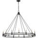 Dennison 16 Light 60.25 inch Matte Black Chandelier Ceiling Light