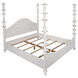 Ferret White Wash Bed, Eastern King