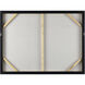 Buck Rain Light Green with Silver Framed Wall Art