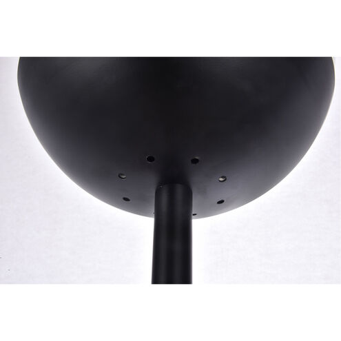 Eclipse 62 inch 40 watt Black Floor Lamp Portable Light